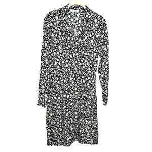 Samsoe & Samsoe Dress Womens Small Petit Fleur Bette Is Floral Long Sleeve